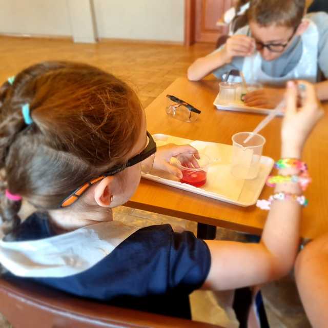 Warsztaty edukacyjne z polimerami w Kamieńcu Ząbkowickim 