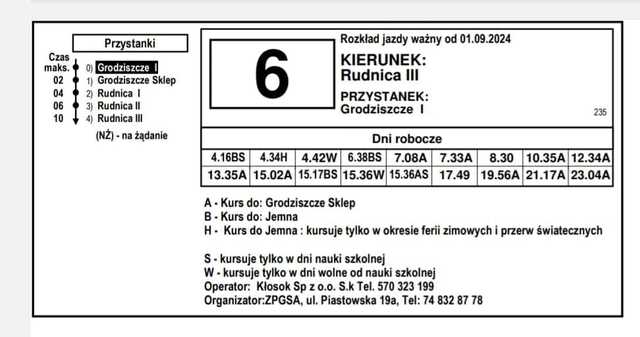 Rusza zastępcza komunikacja autobusowa między Ostroszowicami a Grodziszczem, Rudnicą i Jemną