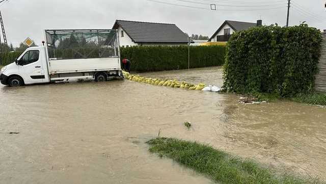 Podnoszący się poziom wód i przerwy w dostawie prądu w Gminie Ziębice