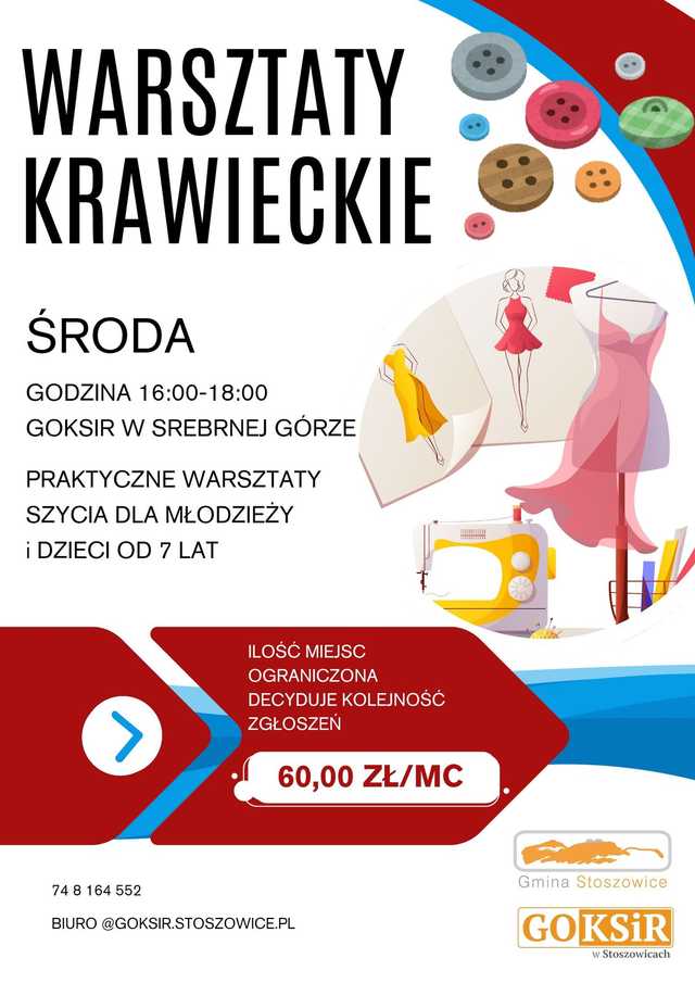 Zapraszamy na zajęcia i warsztaty tematyczne organizowane przez GOKSiR w Gminie Stoszowice!