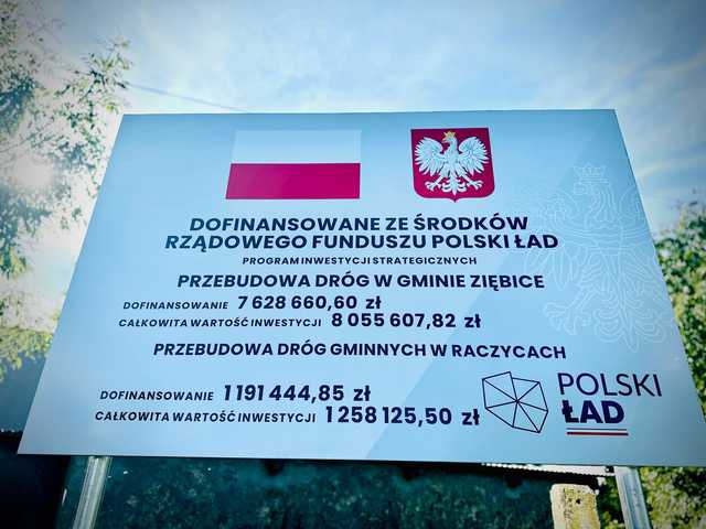 [FOTO] Nowa droga w Raczycach oddana do użytku – zakończono kolejną inwestycję