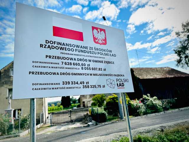 [FOTO] Odebrano nowe drogi w Głębokiej i Osinie Wielkiej