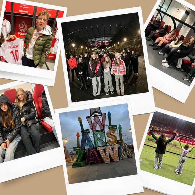 [FOTO] Uczniowie z Barda wizytowali u prezydenta Trzaskowskiego i kibicowali piłkarskiej reprezentacji
