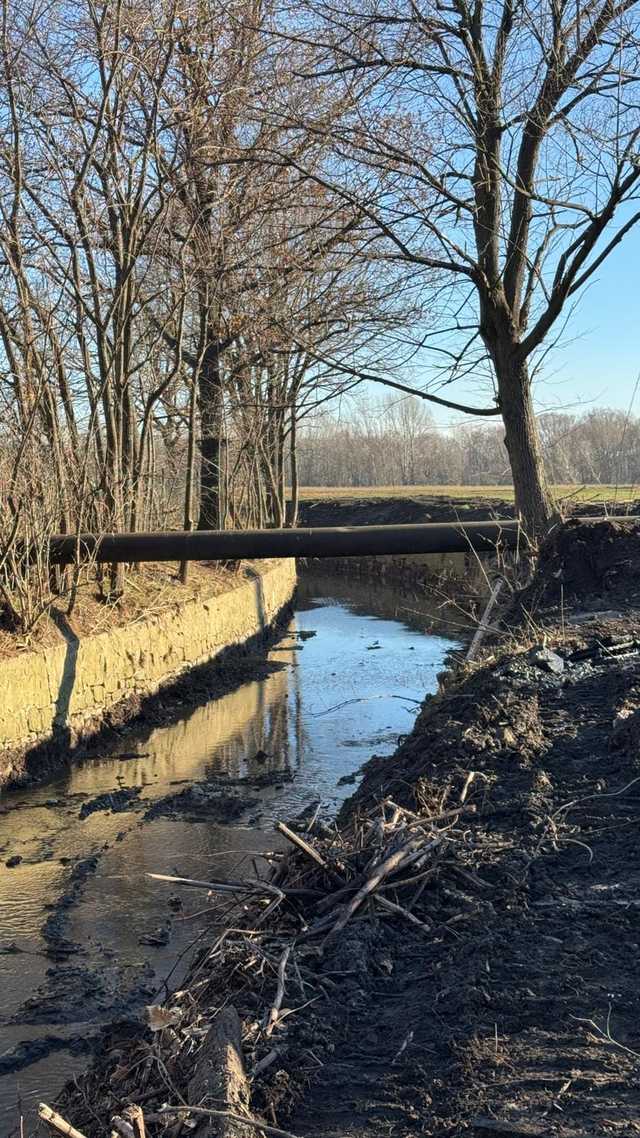 [FOTO] Udrożniono cieki wodne w Przyłęku