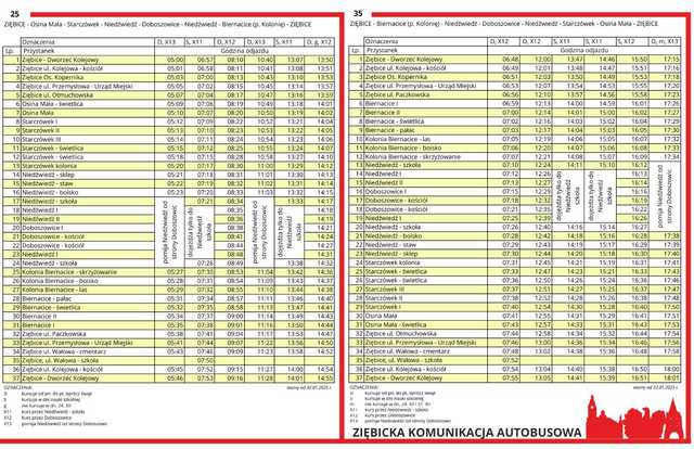 Nowy rozkład ZKA: sobotnie połączenia i zmiany na trasach od 2 stycznia [ROZKŁADY JAZDY]