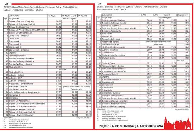 Nowy rozkład ZKA: sobotnie połączenia i zmiany na trasach od 2 stycznia [ROZKŁADY JAZDY]