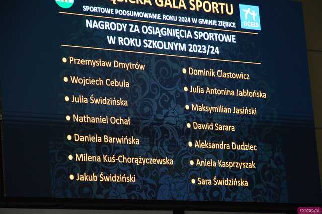 [FOTO] XI Ziębicka Gala Sportu za nami! Kto został sportowcem roku? Znamy zwycięzców!