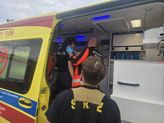 [FOTO] Szybka interwencja policjantów zapobiegła tragedii w gminie Ziębice