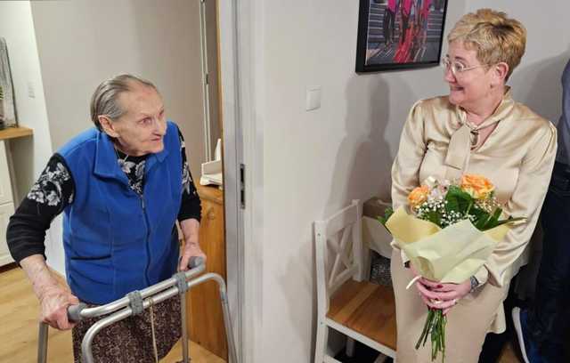 [FOTO] Pani Mieczysława z Barda świętowała swoje 94 urodziny 