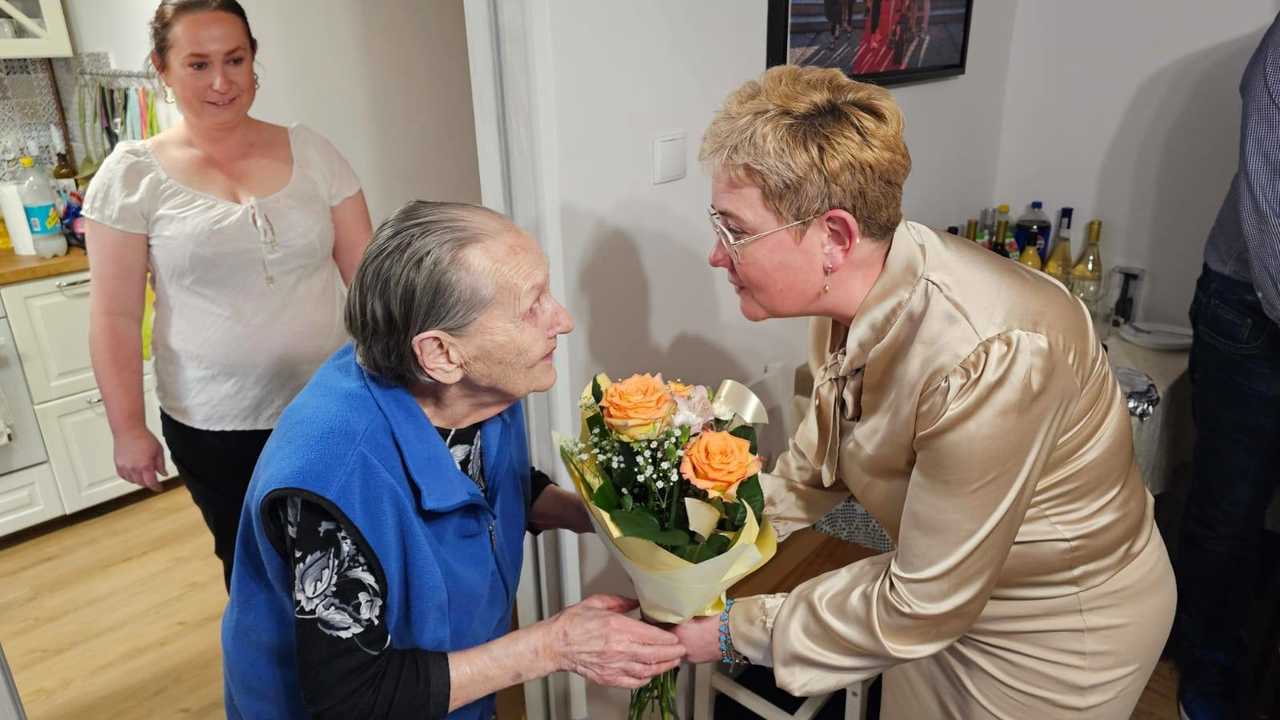 [FOTO] Pani Mieczysława z Barda świętowała swoje 94 urodziny 