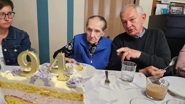 [FOTO] Pani Mieczysława z Barda świętowała swoje 94 urodziny 