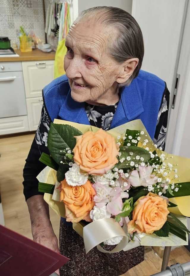 [FOTO] Pani Mieczysława z Barda świętowała swoje 94 urodziny 