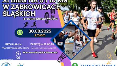 Ruszyły zapisy na XI Bieg na 5 i 10 km w Ząbkowicach Śląskich oraz II Puchar Nordic Walking
