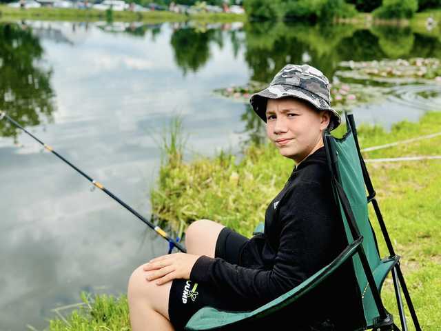[FOTO] Wędkarski Dzień Dziecka nad stawem w Ziębicach