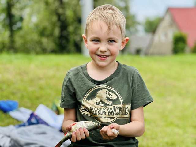[FOTO] Wędkarski Dzień Dziecka nad stawem w Ziębicach