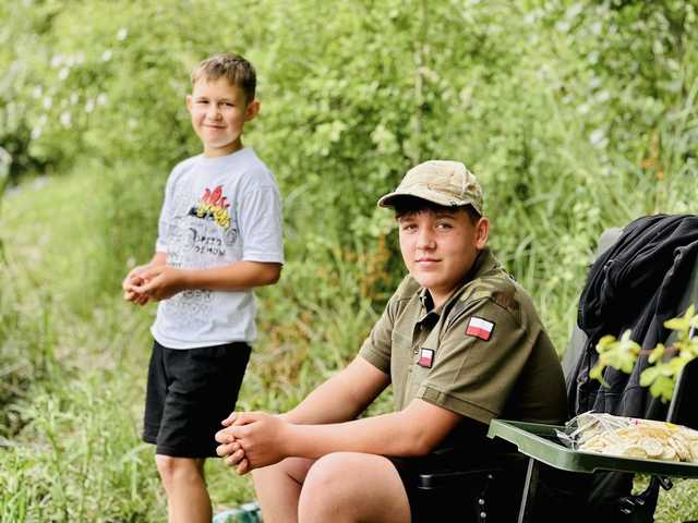 [FOTO] Wędkarski Dzień Dziecka nad stawem w Ziębicach