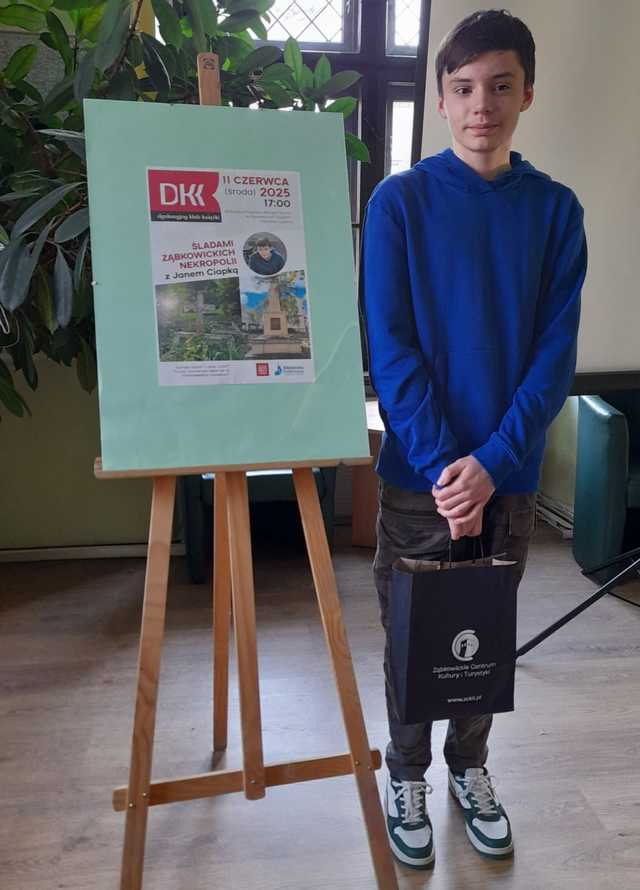 [FOTO] Czerwcowe spotkanie DKK: Jan Ciapka i ząbkowickie nekropolie