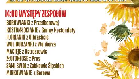 20.07, Przedborowa: Ludowa Przedborowa – III Spotkanie Zespołów Ludowych
