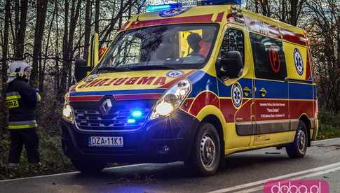 Zderzenie dwóch volkswagenów na DK8 w Potworowie