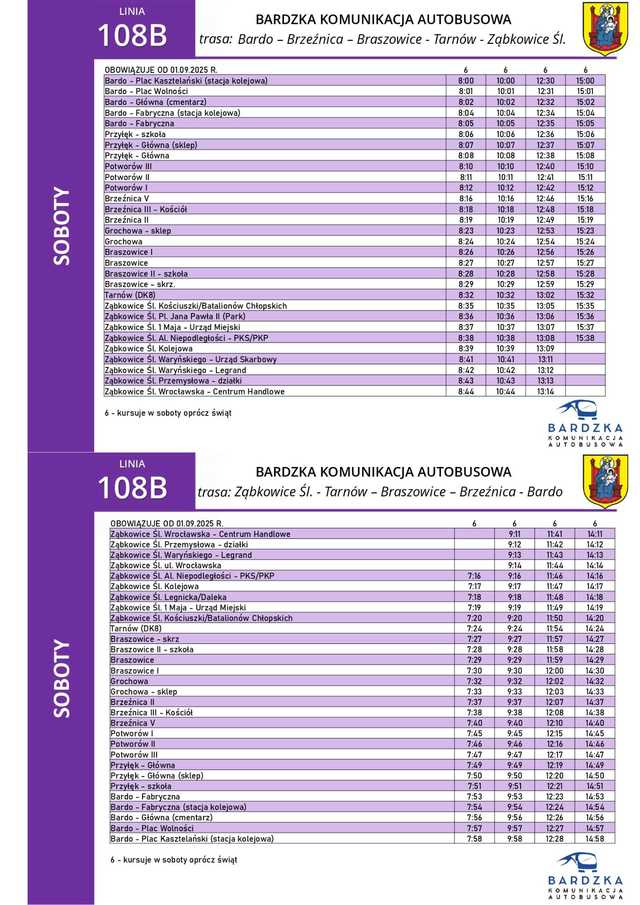 Bardo uruchamia własną komunikację autobusową. Wiemy, kiedy skorzystamy z miejskiego autobusu [ROZKŁADY JAZDY]