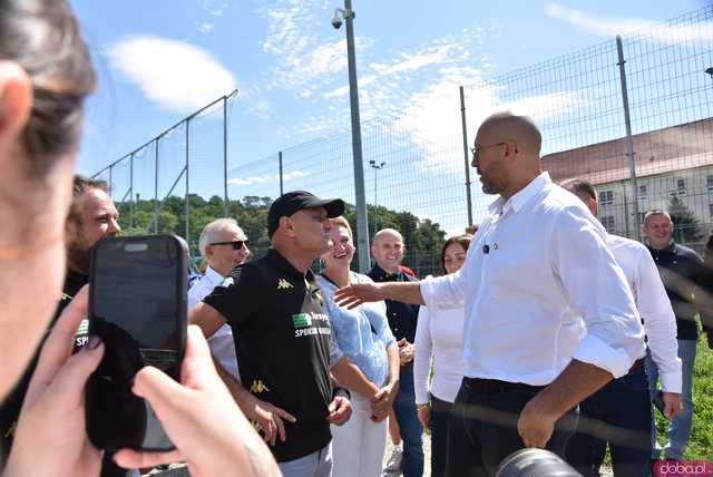 [FOTO] Nowa era sportu w Kamieńcu Ząbkowickim? Minister Sportu sprzedał burmistrzowi kilka ciekawych pomysłów 