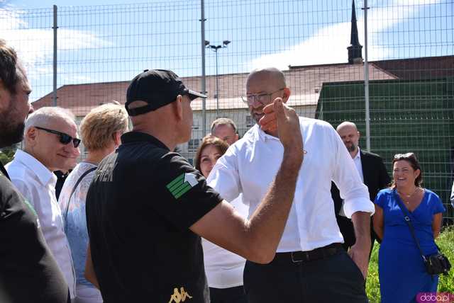 [FOTO] Nowa era sportu w Kamieńcu Ząbkowickim? Minister Sportu sprzedał burmistrzowi kilka ciekawych pomysłów 