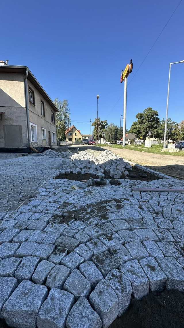 [FOTO] Trwa przebudowa fragmentu ul. Stawowej w Ziębicach 