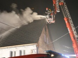 Pożar budynku mieszkalnego w Lipie