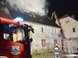 Pożar budynku mieszkalnego w Lipie